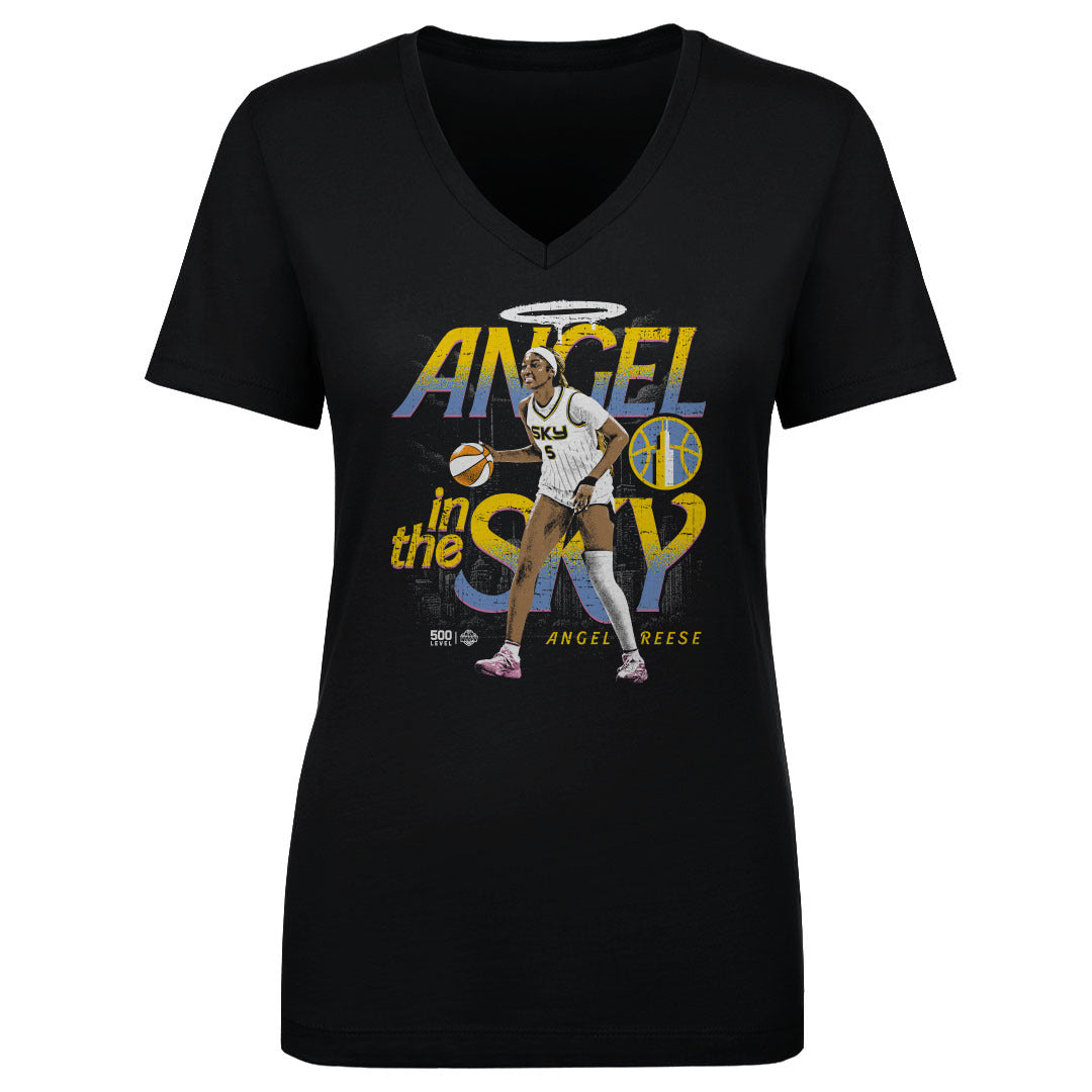 Angel Reese Women's V-Neck T-Shirt | 500 LEVEL