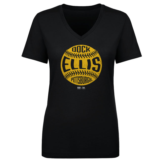 Dock Ellis Women's V-Neck T-Shirt | 500 LEVEL
