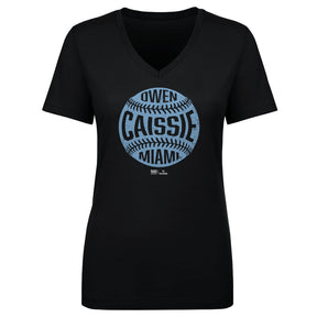 Owen Caissie Women's V-Neck T-Shirt | 500 LEVEL