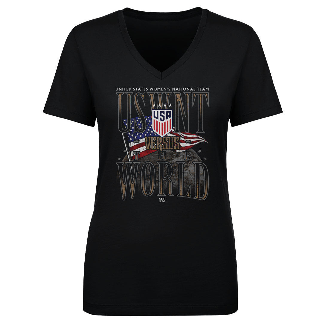 USWNT Women's V-Neck T-Shirt | 500 LEVEL