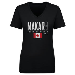 Cale Makar Women's V-Neck T-Shirt | 500 LEVEL