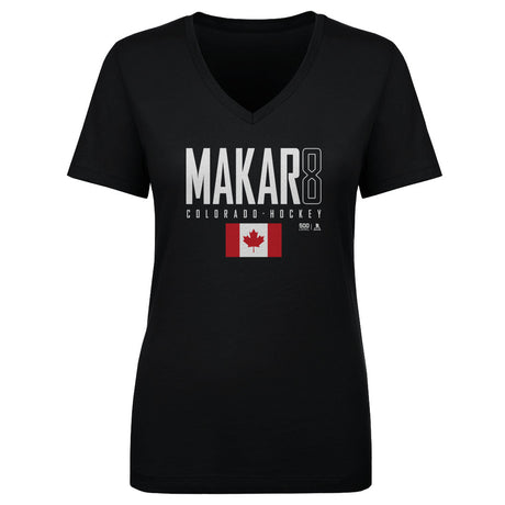 Cale Makar Women's V-Neck T-Shirt | 500 LEVEL
