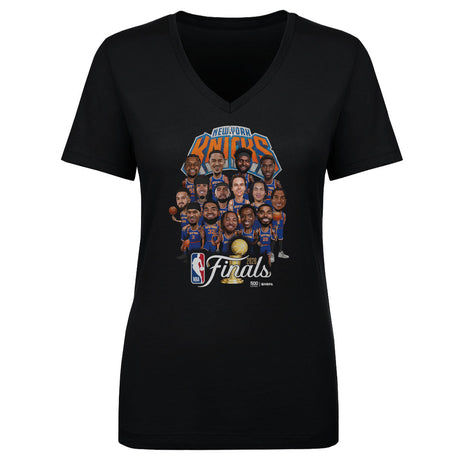 New York Knicks Women's V-Neck T-Shirt | 500 LEVEL