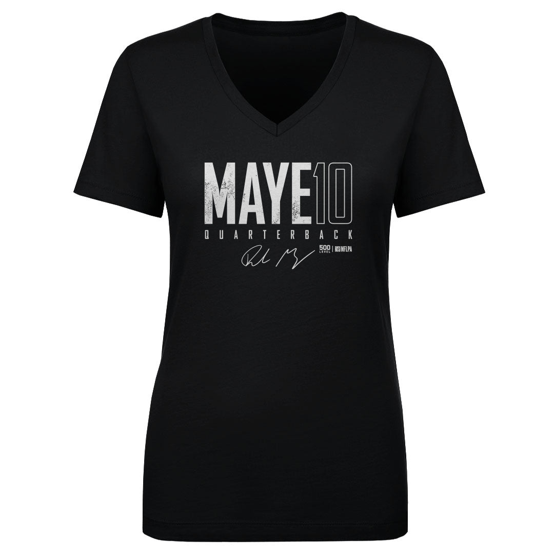 Drake Maye Women's V-Neck T-Shirt | 500 LEVEL