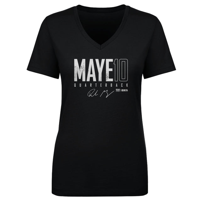 Drake Maye Women's V-Neck T-Shirt | 500 LEVEL