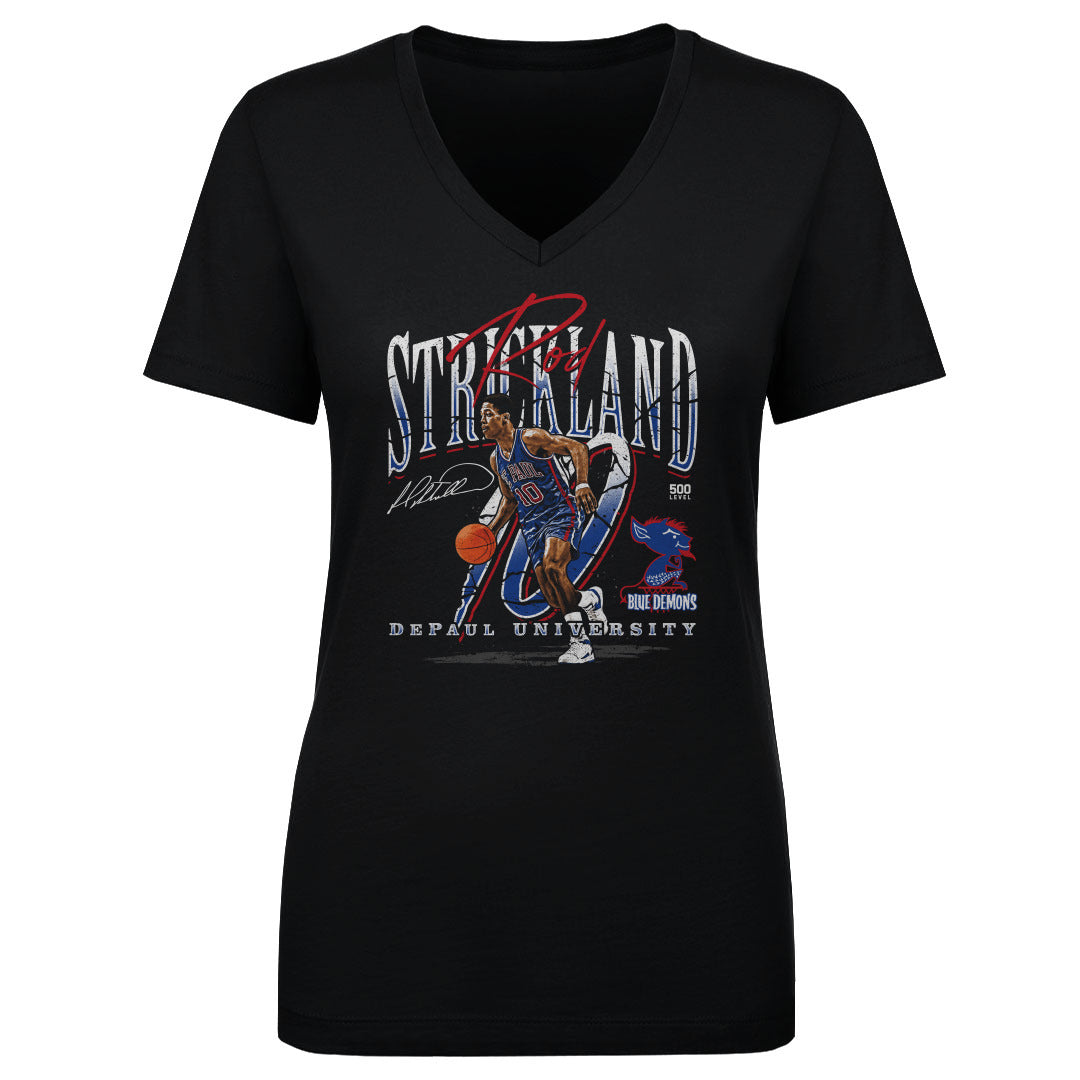 Rod Strickland Women's V-Neck T-Shirt | 500 LEVEL