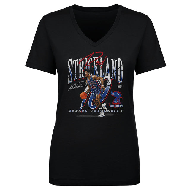 Rod Strickland Women's V-Neck T-Shirt | 500 LEVEL
