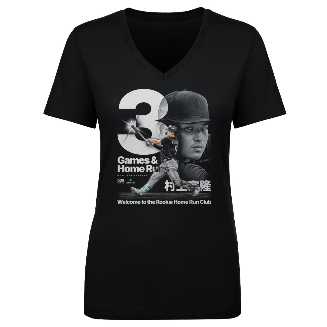 Munetaka Murakami Women's V-Neck T-Shirt | 500 LEVEL