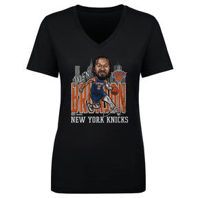 Jalen Brunson Women's V-Neck T-Shirt | 500 LEVEL