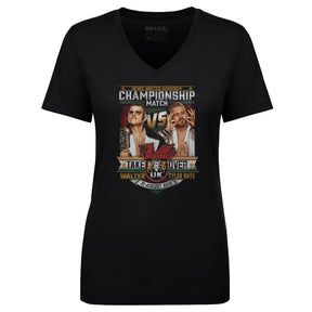 NXT Take Over Women's V-Neck T-Shirt | 500 LEVEL
