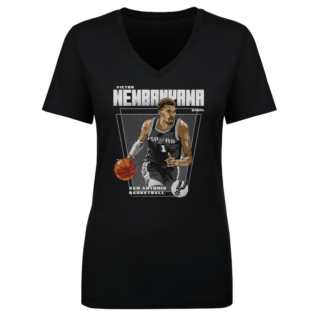 Victor Wembanyama Women's V-Neck T-Shirt | 500 LEVEL