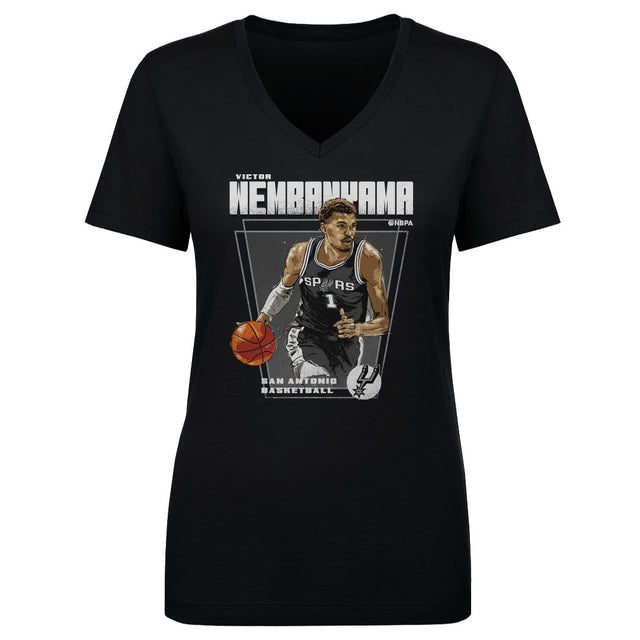 Victor Wembanyama Women's V-Neck T-Shirt | 500 LEVEL