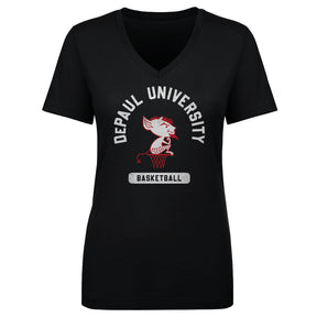 DePaul Blue Demons Women's V-Neck T-Shirt | 500 LEVEL