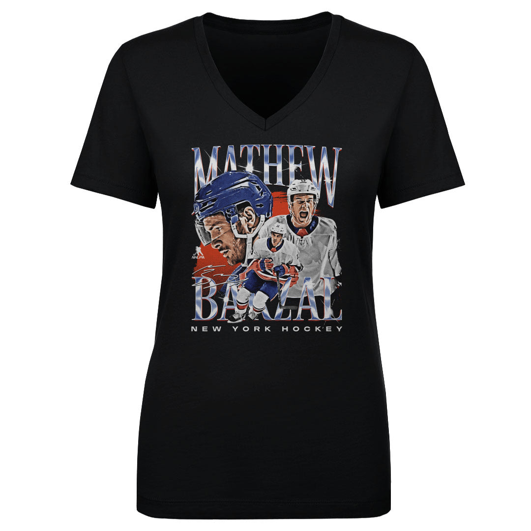 Mathew Barzal Women's V-Neck T-Shirt | 500 LEVEL