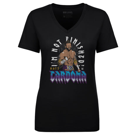 Matt Cardona Women's V-Neck T-Shirt | 500 LEVEL