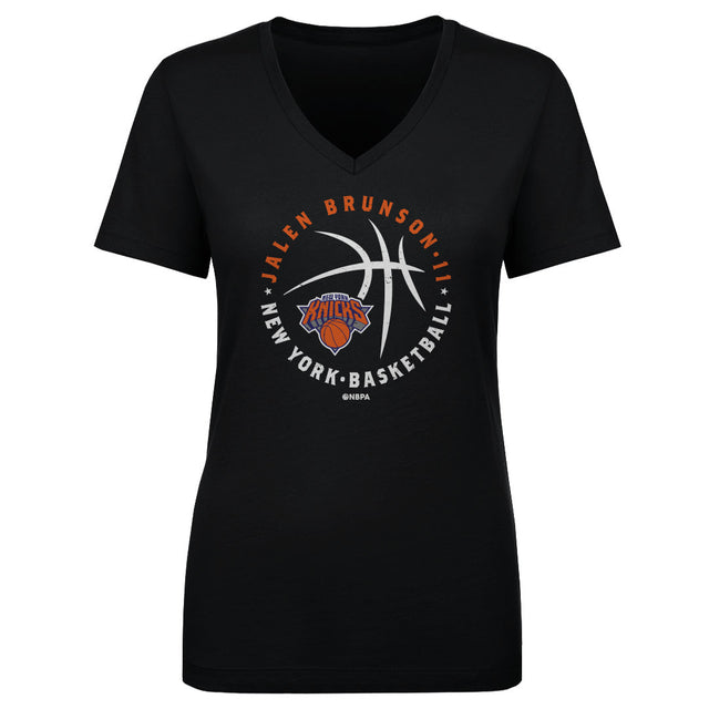Jalen Brunson Women's V-Neck T-Shirt | 500 LEVEL