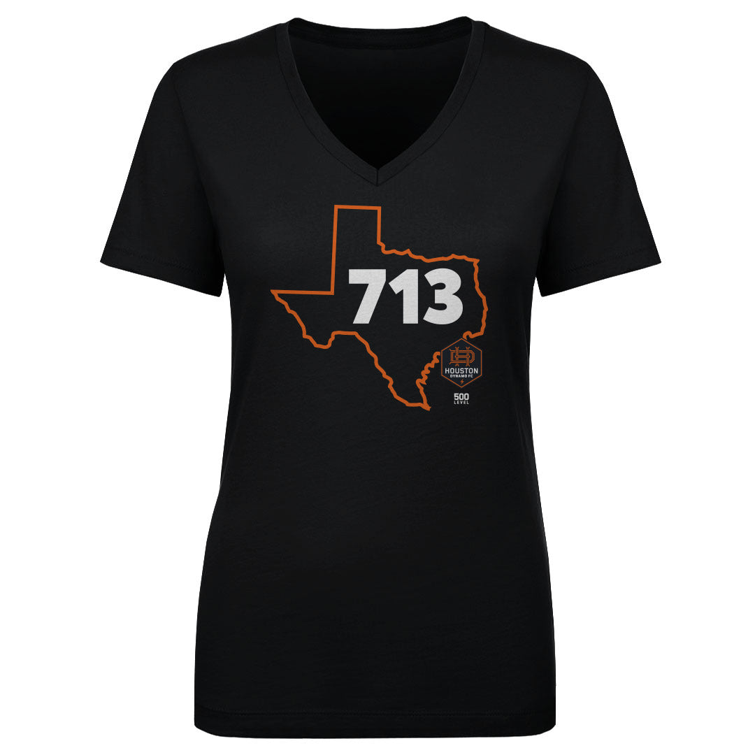 Houston Dynamo FC Women's V-Neck T-Shirt | 500 LEVEL