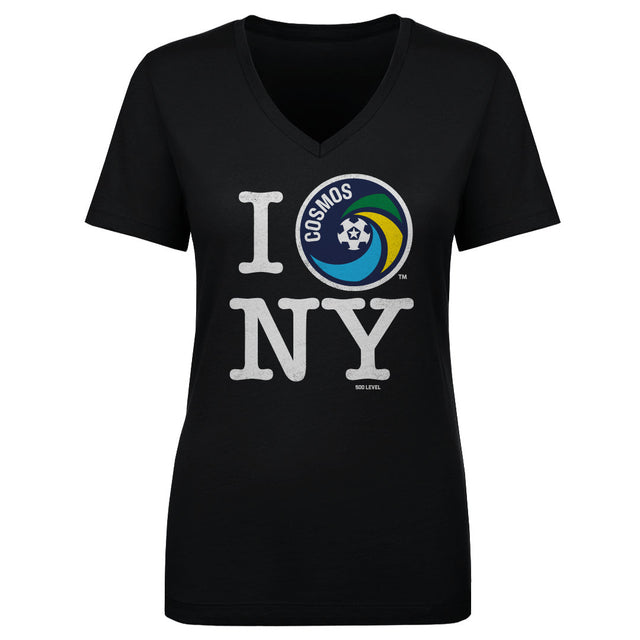 New York Cosmos Women's V-Neck T-Shirt | 500 LEVEL