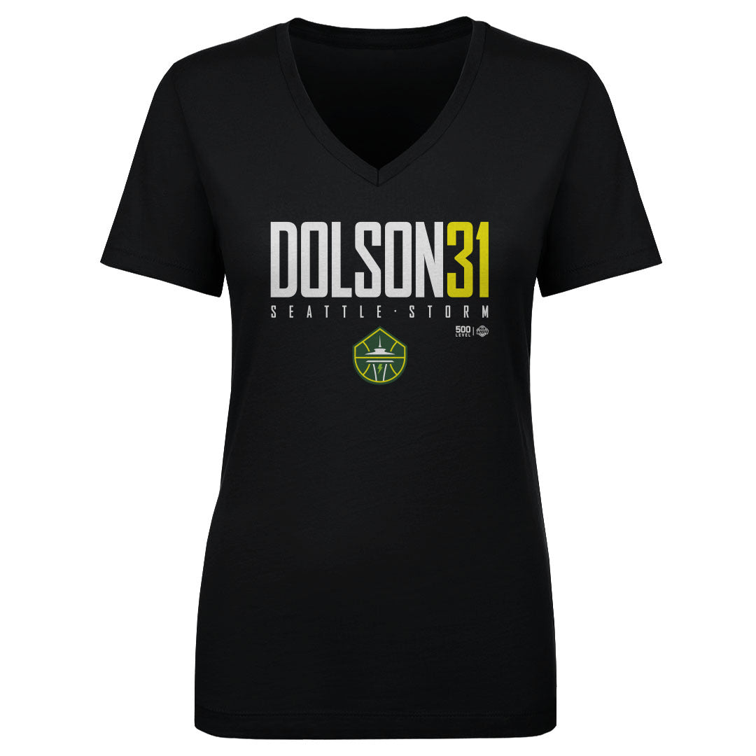 Stefanie Dolson Women's V-Neck T-Shirt | 500 LEVEL