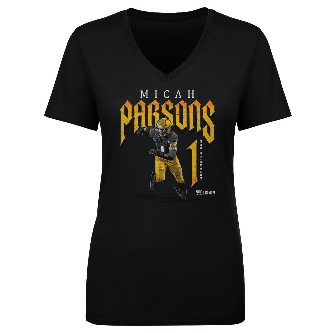 MIcah Parsons Women's V-Neck T-Shirt | 500 LEVEL