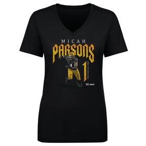 MIcah Parsons Women's V-Neck T-Shirt | 500 LEVEL