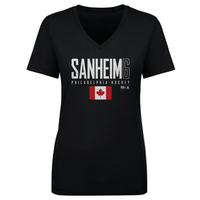 Travis Sanheim Women's V-Neck T-Shirt | 500 LEVEL