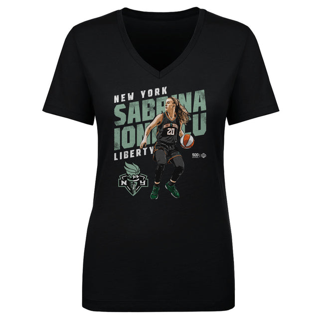 Sabrina Ionescu Women's V-Neck T-Shirt | 500 LEVEL