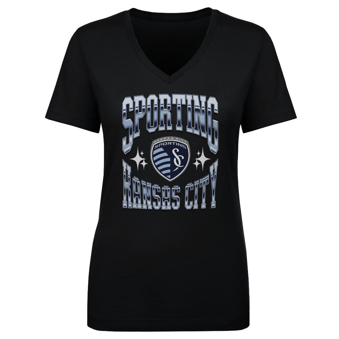 Sporting Kansas City Women&#39;s V-Neck T-Shirt | 500 LEVEL