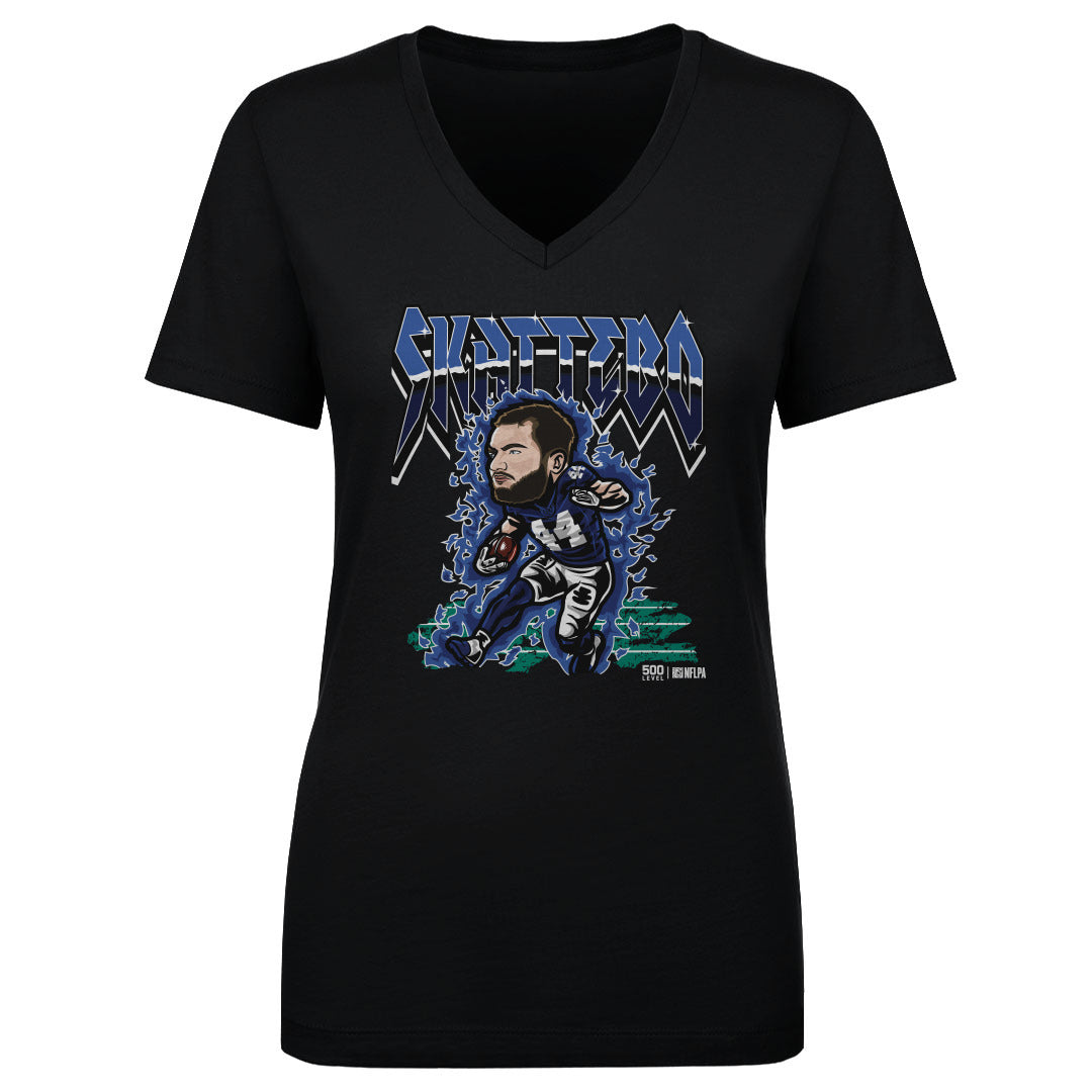 Cam Skattebo Women's V-Neck T-Shirt | 500 LEVEL