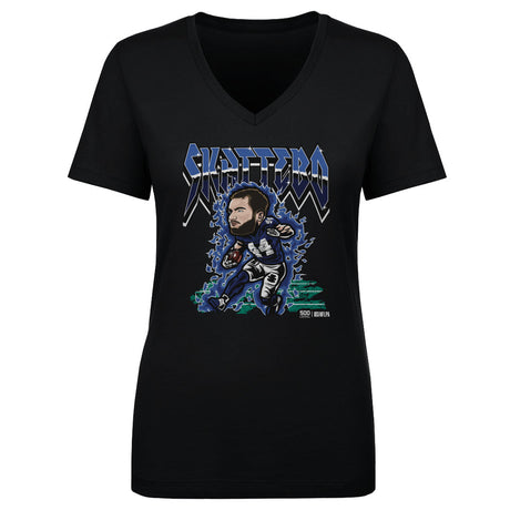 Cam Skattebo Women's V-Neck T-Shirt | 500 LEVEL