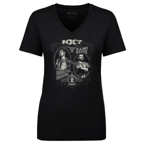 NXT Take Over Women's V-Neck T-Shirt | 500 LEVEL