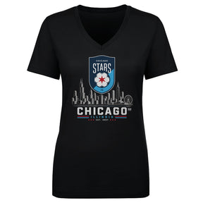Chicago Stars FC Women's V-Neck T-Shirt | 500 LEVEL