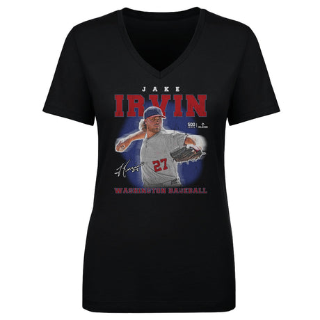 Jake Irvin Women's V-Neck T-Shirt | 500 LEVEL