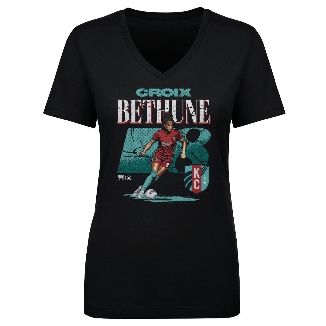 Croix Bethune Women's V-Neck T-Shirt | 500 LEVEL