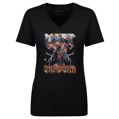 Matt Cardona Women's V-Neck T-Shirt | 500 LEVEL