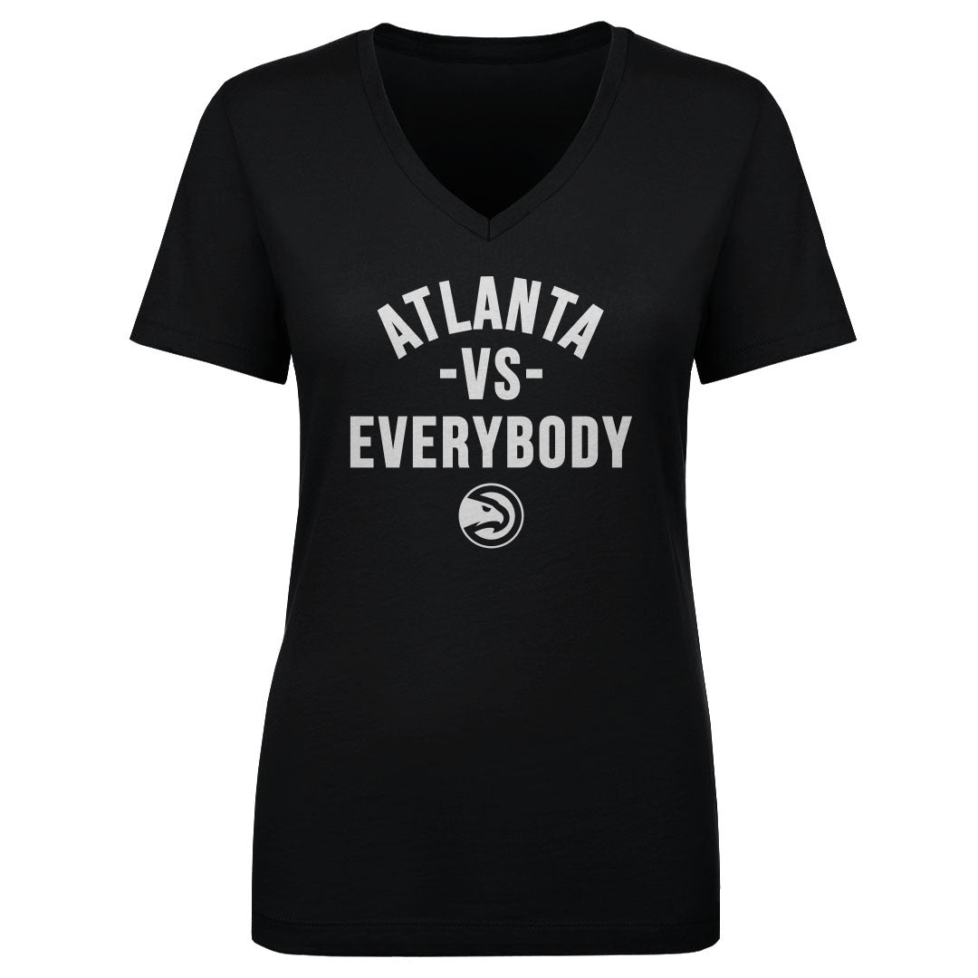 Atlanta Hawks Women's V-Neck T-Shirt | 500 LEVEL