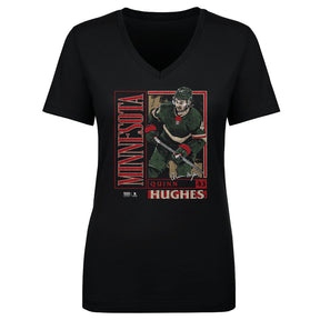 Quinn Hughes Women's V-Neck T-Shirt | 500 LEVEL