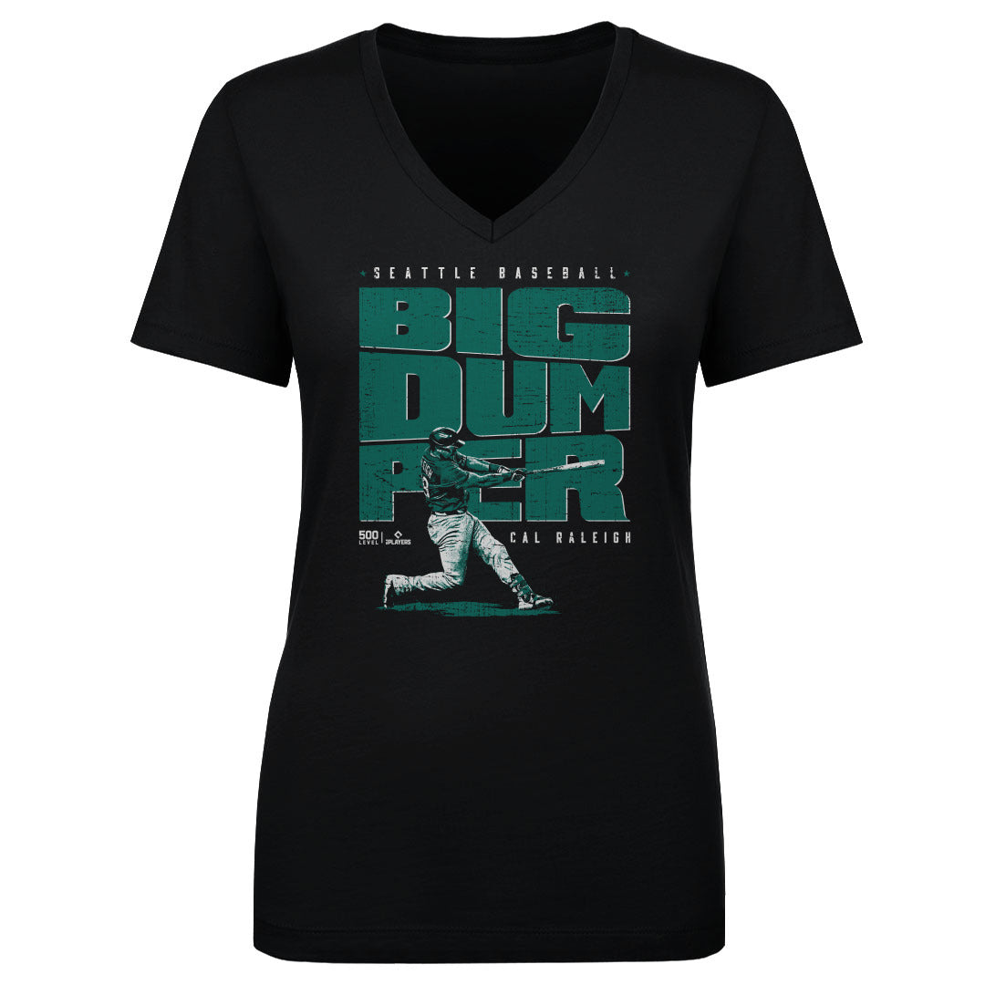 Cal Raleigh Women's V-Neck T-Shirt | 500 LEVEL