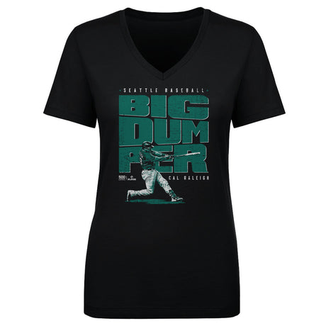 Cal Raleigh Women's V-Neck T-Shirt | 500 LEVEL