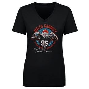 Myles Garrett Women's V-Neck T-Shirt | 500 LEVEL
