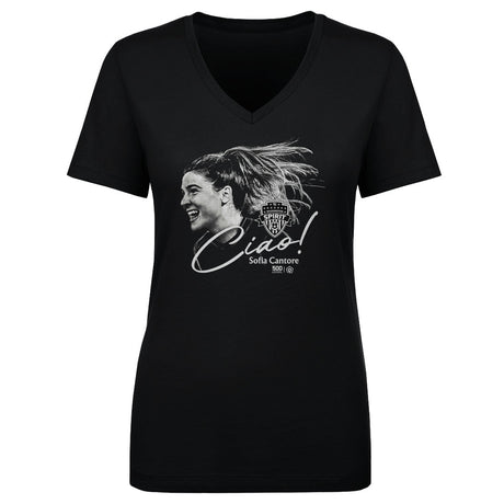Sofia Cantore Women's V-Neck T-Shirt | 500 LEVEL