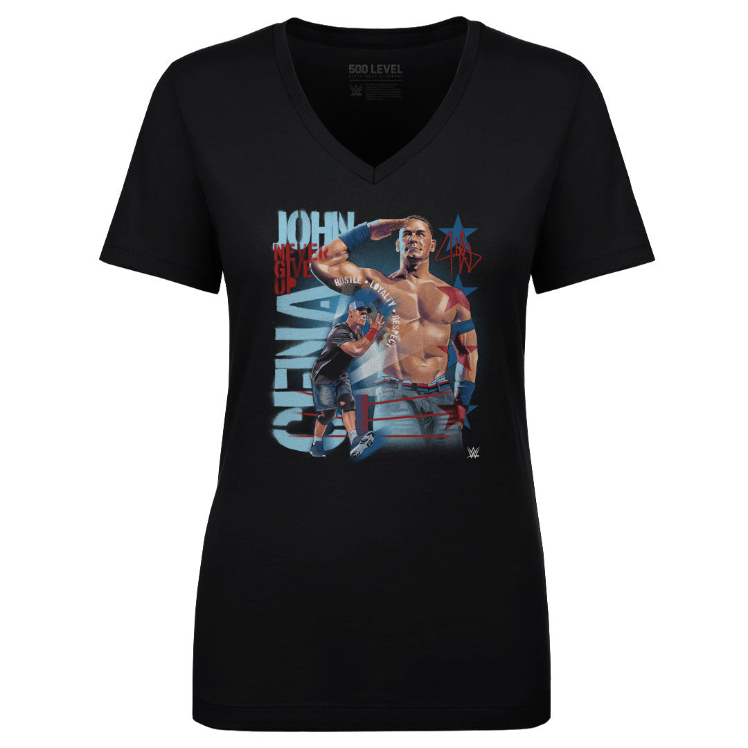 John Cena Women's V-Neck T-Shirt | 500 LEVEL