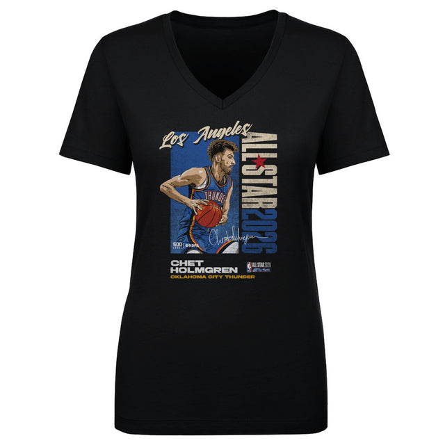 Chet Holmgren Women's V-Neck T-Shirt | 500 LEVEL