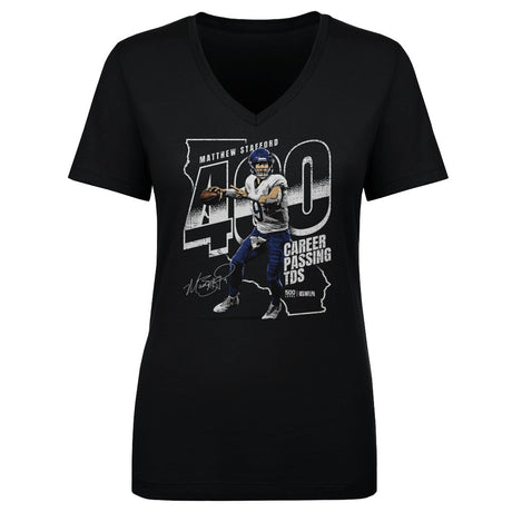 Matthew Stafford Women's V-Neck T-Shirt | 500 LEVEL
