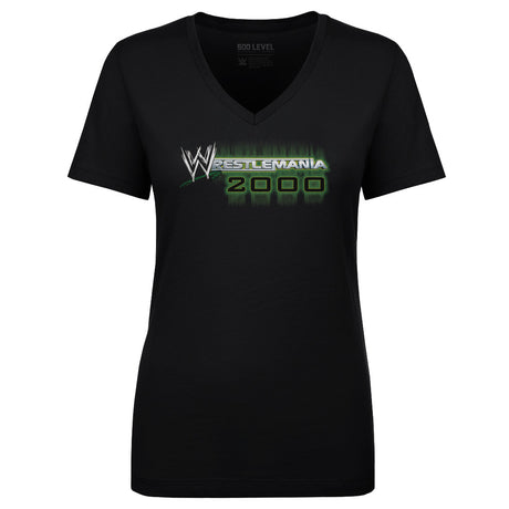 WrestleMania Women's V-Neck T-Shirt | 500 LEVEL