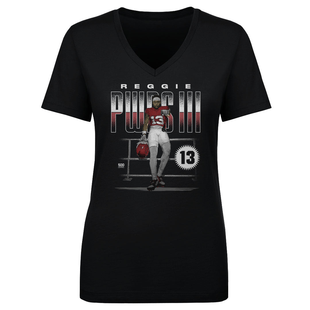 Reggie Powers III Women's V-Neck T-Shirt | 500 LEVEL