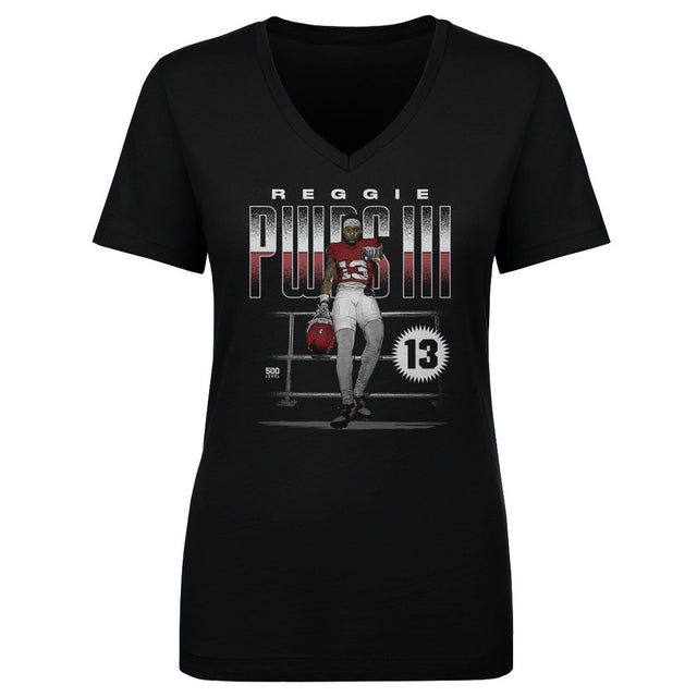 Reggie Powers III Women's V-Neck T-Shirt | 500 LEVEL
