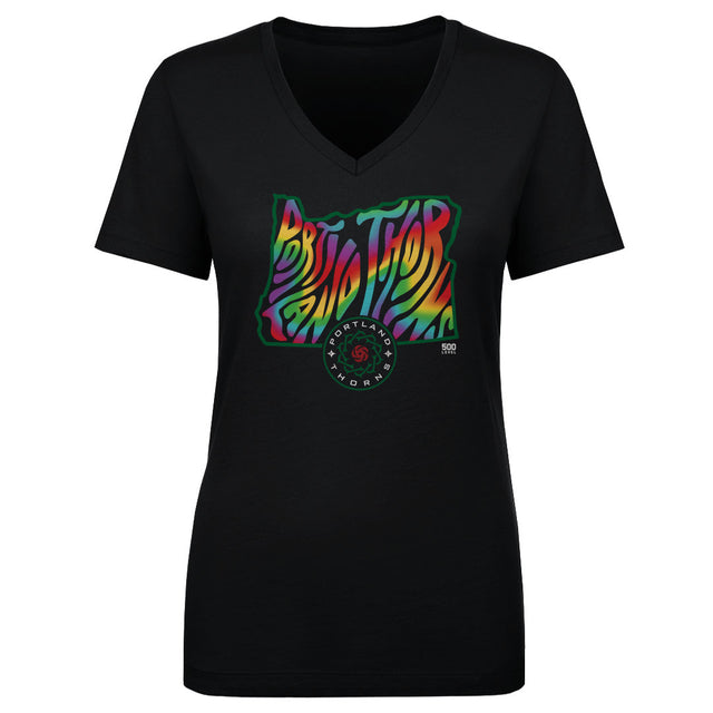 Portland Thorns FC Women's V-Neck T-Shirt | 500 LEVEL