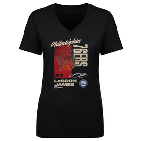 LeBron James Women's V-Neck T-Shirt | 500 LEVEL