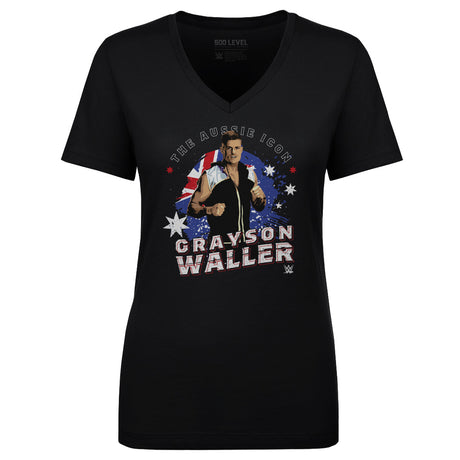 Grayson Waller Women's V-Neck T-Shirt | 500 LEVEL